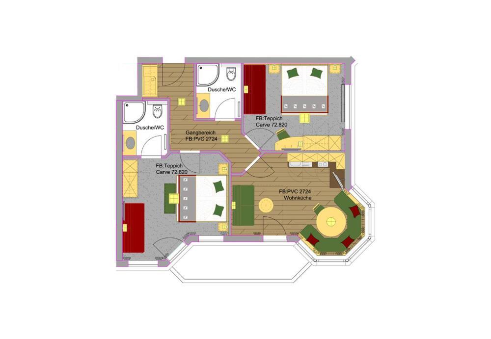 Jagdhof Ligedl Aparthotel Mayrhofen Szoba fotó